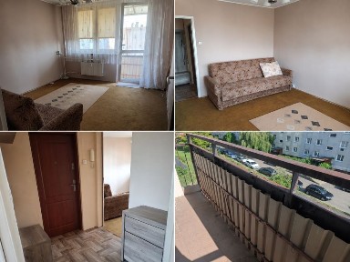 Sprzedam 3-pokojowe mieszkanie. Sandomierska 26, Radom 53m² z balkonem.