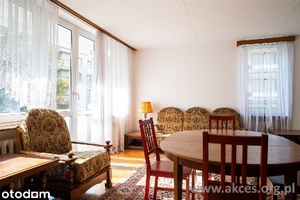 Łazienki, apartament 104m, 4 pok., 2 balkony