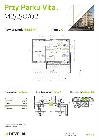 3-pokojowe mieszkanie 54m2 + ogródek