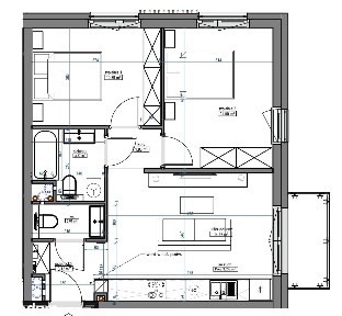 Nowoczesne 3 pokoje z balkonem | 51,19 m² | 3 piętro | Naramowice