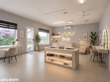 Roszków, budynek handlowy /salon beauty + 2 działki o pow. 568m kw.