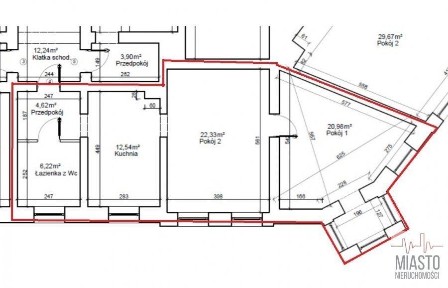 Mieszkanie w centrum Bytomia na I piętrze