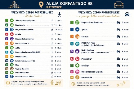 3 pokoje, 64,76 m², duża piwnica, blisko centrum | Al. Korfantego 98