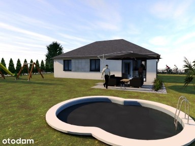 Nowoczesny dom parterowy Zbrudzewo