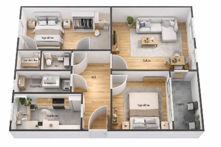 3 pokoje w centrum -50 m od Rynku