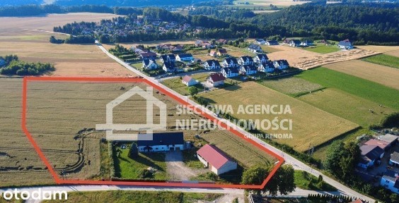 Gospodarstwo z zabudowaniami na wynajem.