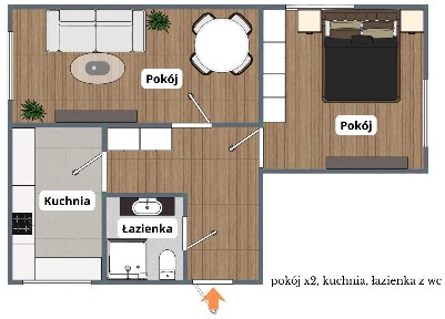 ul. Barabasza, Czechowice Dziedzice | 52m2 | 2 pokoje