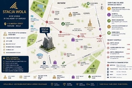 Nowe 2 pokoje blisko centrum | Stacja Wola | 6. piętro| Garaż | Komórka lokatorska