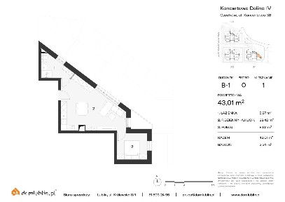Osiedle Koncertowa Dolina | mieszkanie 2-pok. | B1 M01