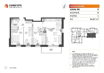 4-pokojowe mieszkanie 64m2 + balkon Bez Prowizji