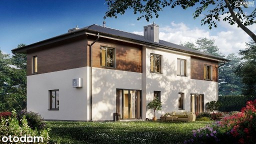 Dom zabudowa bliźniacza 132 m2, Okuniew, wysoki