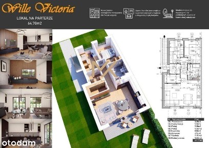 Ostatnie mieszkanie 3 pok., 64,7m2, ogród w cenie