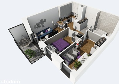 Nowe 3 pokoje 46 m² Balkon | +Garaż +Komórka 3 m² + Smart Home w cenie