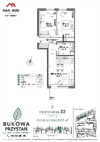 3-pokojowe mieszkanie 50m2 + balkon Bez Prowizji
