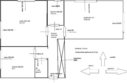 Sprzedam mieszkanie 2 pok. Bałuty - 56.18 m2 - blok cegła/ po termomodernizacji / parking