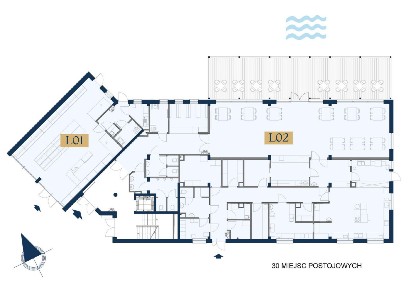 Lokal ok 100 m2 nad jeziorem | Parking | Parter | Apartamenty Przystań