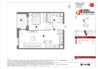 2-pokojowe mieszkanie 38m2 + loggia Bez Prowizji