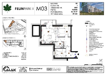 3-pokojowe mieszkanie 56m2 + balkon Bez Prowizji