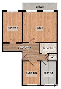 Bez pośredników - mieszkanie 3 pokoje, Osiedle Zachód