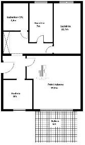 3 pokoje | 63 m² | Ursynów Centrum |Balkon | Metro