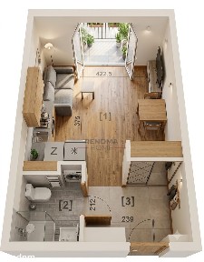 Apartament z ogródkiem - gotowiec inwestycyjny