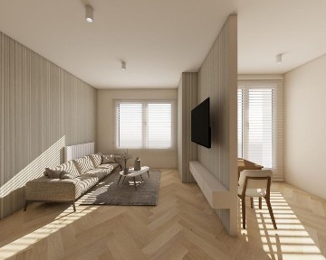 Do wynajęcia dwupokojowe mieszkanie o powierzchni 42,50 m2 wykończone w wysokim standardzie w inwestycji Strefaprogress przy al. Kościuszki 130.