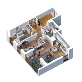Satis House Mieszkanie Premium I.M.1.3 64,15
