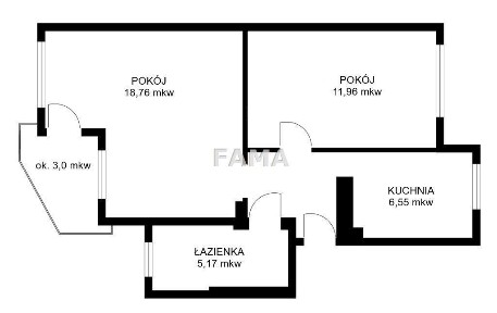 Mieszkanie 2-pokojowe z balkonem | Os. Zazamcze