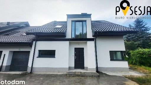6 pokoi, 160m2 bliźniak połączony garażami, Mroków