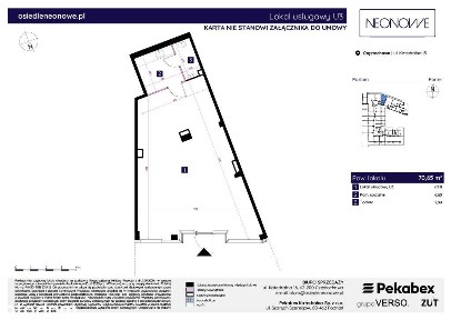 NOWY Lokal usługowy | handlowy 70,65 m² | Parter | Witryna | Centrum