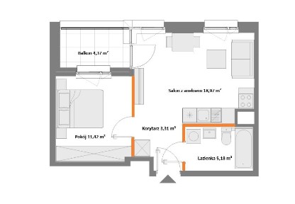 2 pokoje | 37 m² | Dobrze zaplanowane życie zaczyna się tutaj | 0% PCC