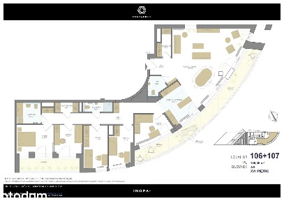 Wyjątkowy apartament o powierzchni 158,38 m² - efekt połączenia lokali