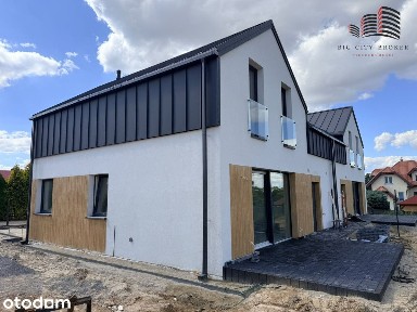 Nowoczesny bliźniak 128 m² | działka 450 m²