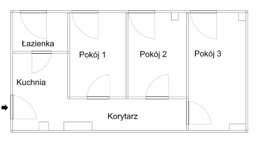 Katowice, ścisłe centrum, ul.Słowackiego, 3 pok. gotowiec inwestycyjny