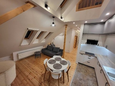 Loft dwupoziomowy z widokiem na Park Chopina | antresola | centrum Gliwic