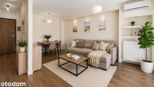 >BEZ PROWIZJI< Nowoczesne 2 pok, 47,48 m², Garaż, Klima, Balkon