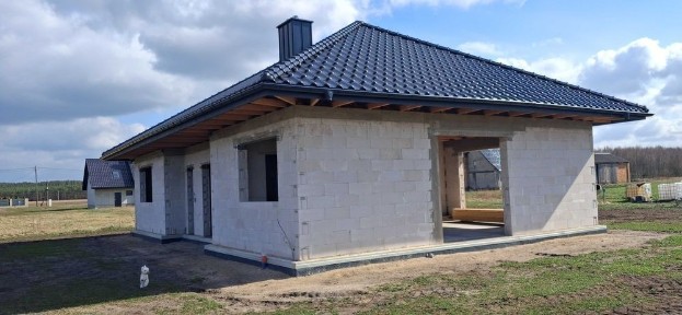 NOWY DOM NA SPRZEDAŻ w stanie surowym otwartym