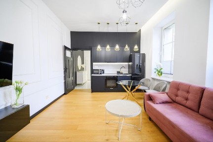 2 pokoje na wynajem | Racibórz | Salon | Sypialnia | Po remoncie