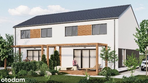 Nowoczesny dom - 100,85m² - DOPIEWO - gotowy NA KOŃCU ZAMKNIĘTEJ DROGI