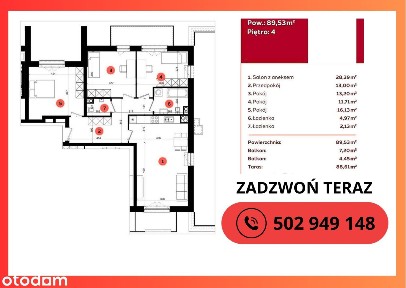 Apartament z dużym tarasem!