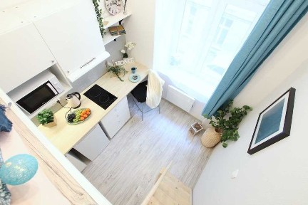 Przytulne studio z antresolą - ul. Próchnika 17, Centrum Łodzi, Idealne dla studenta