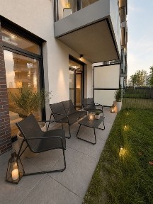 Nowoczesny apartament z ogródkiem i miejscem parkingowym | Łódź