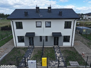 Bliźniaka 73,26m2, trzy sypialnie, działka 250m2