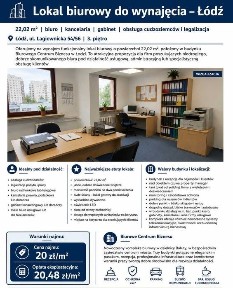 WYNAJĘTY! Zostały ostatnie podobne wolne lokale w tej lokalizacji - Łódź - już dziś umów się na prezentację!