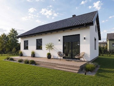 Nowoczesny, energooszczędny dom parterowy 141,3 m² | Działka 903 m² | Stan deweloperski | Krzyż Wielkopolski