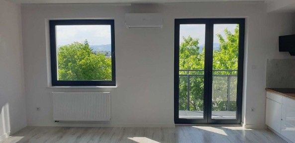 Nowoczesny apartament Premium 52 m² | 2 pokoje | Klimatyzacja | Duży balkon | Hallera 1A | Os. Barskie