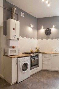 Rezerwacja. Przestronny loftowy aparament z balkonem 72m2 - Jaracza 25 - spacer 3D