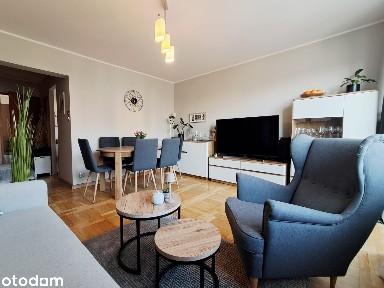 3 pokoje o pow.54.50m2, balkon, IIp., umeblowane, os. Dobrzec