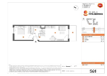 2-pokojowe mieszkanie 41m2 + balkon Bezpośrednio
