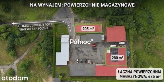 DWA MAGAZYNY / HALE DO WYNAJĘCIA - JEDEN KOMPLEKS